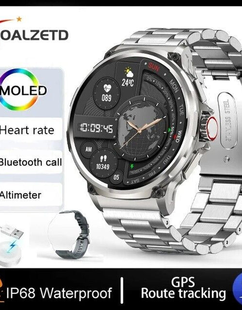 Load image into Gallery viewer, 1.85&quot; Ultra HD Smartwatch GPS Bluetooth Call Health Monitoring Watch Gym Gift
