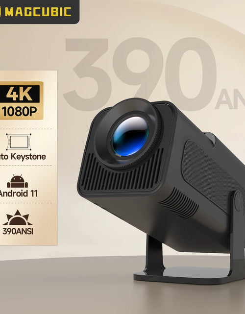 Load image into Gallery viewer, HY320 Android11 4K HD Projector Wifi6 Allwinner H713 390ANSI BT5.0 1920*1080P Outdoor Portable Projetor Upgrated HY300
