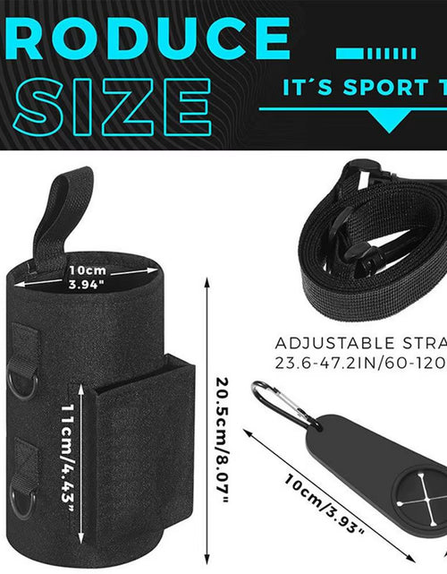 Load image into Gallery viewer, Magnetic Gym Water Bottle Bag Non Slip Magnetic Gym Sling Bag Portable Magnetic Water Bottle Carrier Holder for Gym Accessories
