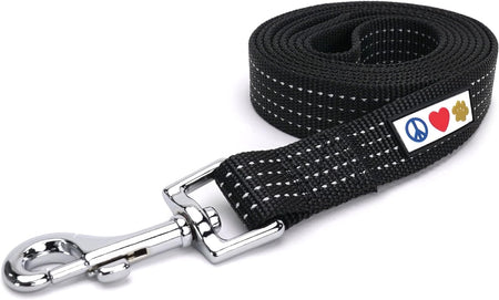 Pet Puppy Leash Reflective Dog Leash Comfortable Handle Highly Reflective Threads Heavy Duty Dog Training Leash Available as a 6 Ft Dog Leash or 4 Ft Dog Leash