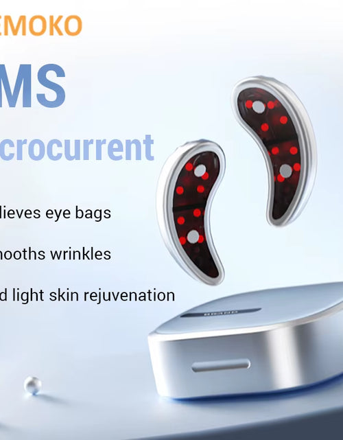 Load image into Gallery viewer, Led Red Light Eye Care Therapy EMS Pulse Micro-Current Device Eye Massager to Relieve Fatigue for Treatment under Eye Wrinkle
