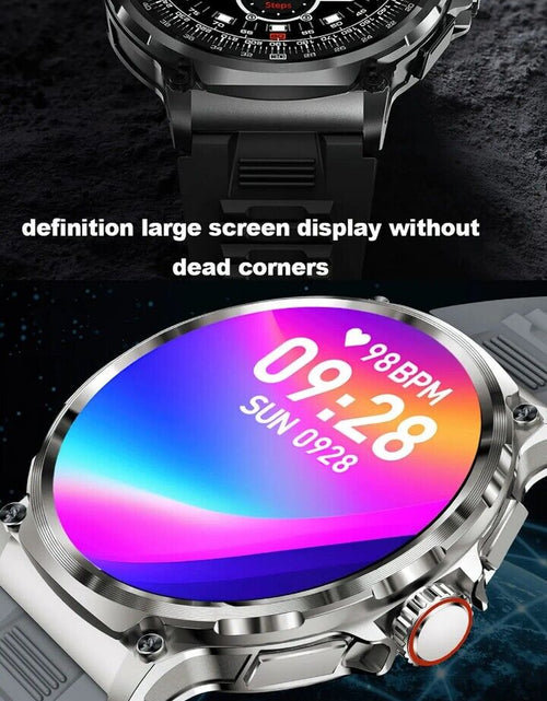 Load image into Gallery viewer, 1.85&quot; Ultra HD Smartwatch GPS Bluetooth Call Health Monitoring Watch Gym Gift
