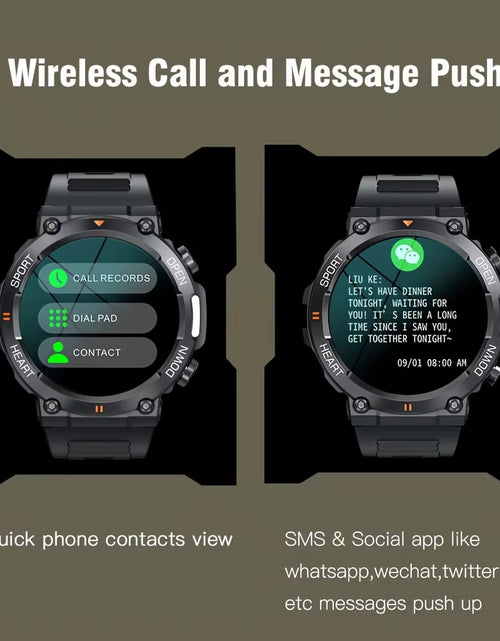 Load image into Gallery viewer, K56Pro Smart Watch for Men Heart Rate Blood Bluetooth Sport 400Mah Long Standby 1.39 Inch 360*360 HD Screen Outdoors Smartwatch
