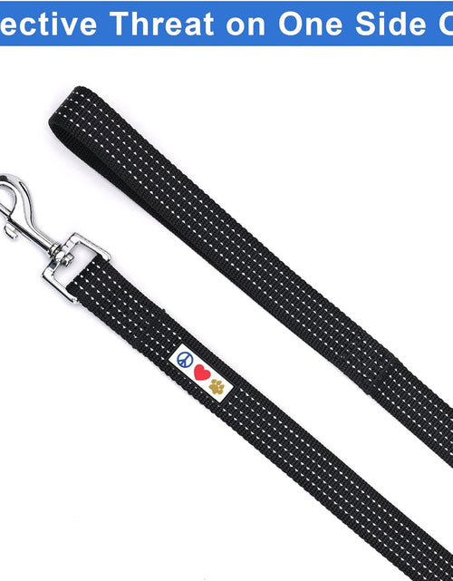 Load image into Gallery viewer, Pet Puppy Leash Reflective Dog Leash Comfortable Handle Highly Reflective Threads Heavy Duty Dog Training Leash Available as a 6 Ft Dog Leash or 4 Ft Dog Leash
