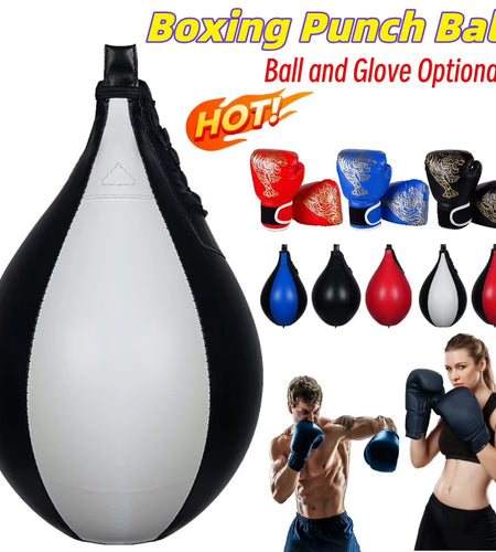 Boxing Speed Ball Hanging Punching Bag PU Leather Boxing Reflex Ball Stress Relief Boxing Striking Bag Boxing Equipment