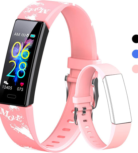 Kids Watch Fitness Tracker, Fitness Watches for Kids, Activity Tracker with Pedometers, Stopwatch, IP68 Waterproof, 11 Sport Modes Smart Watch for Kids Age 6-16 Years Old