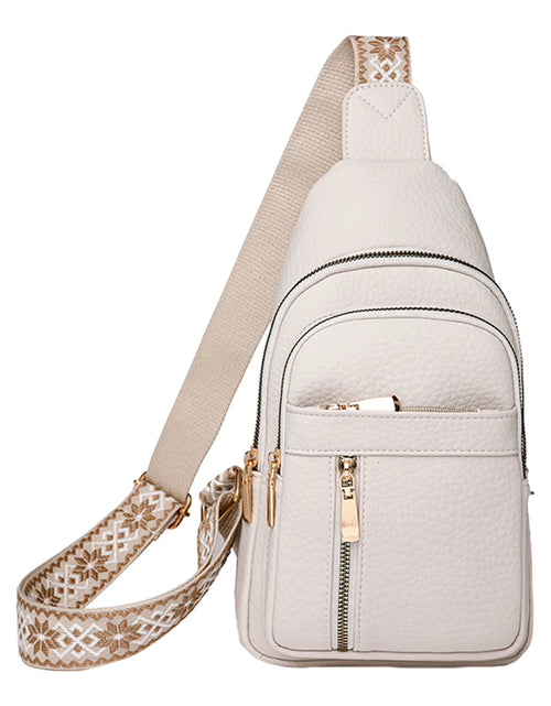 Load image into Gallery viewer, UrbanChic Crossbody – Waterproof PU Leather Chest &amp; Shoulder Bag for Women on the Go
