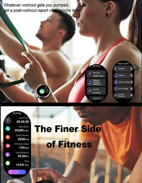 Load image into Gallery viewer, 1.85&quot; Ultra HD Smartwatch GPS Bluetooth Call Health Monitoring Watch Gym Gift
